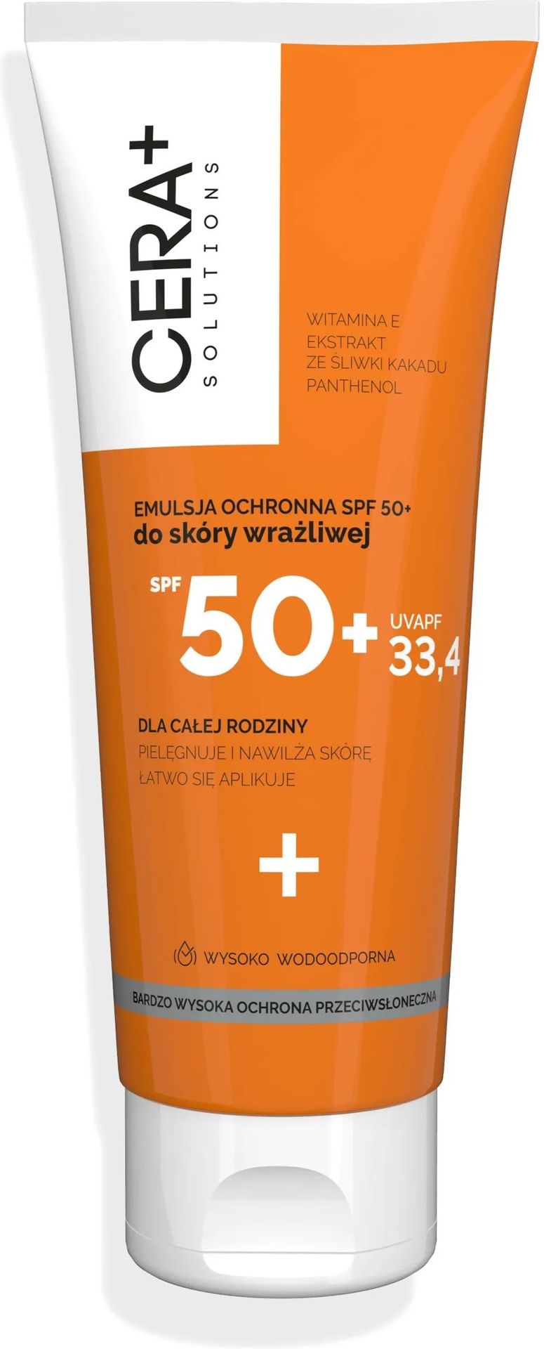 CERA+ Solutions Emulsja Ochronna SPF50+ do Skóry Wrażliwej 200ml