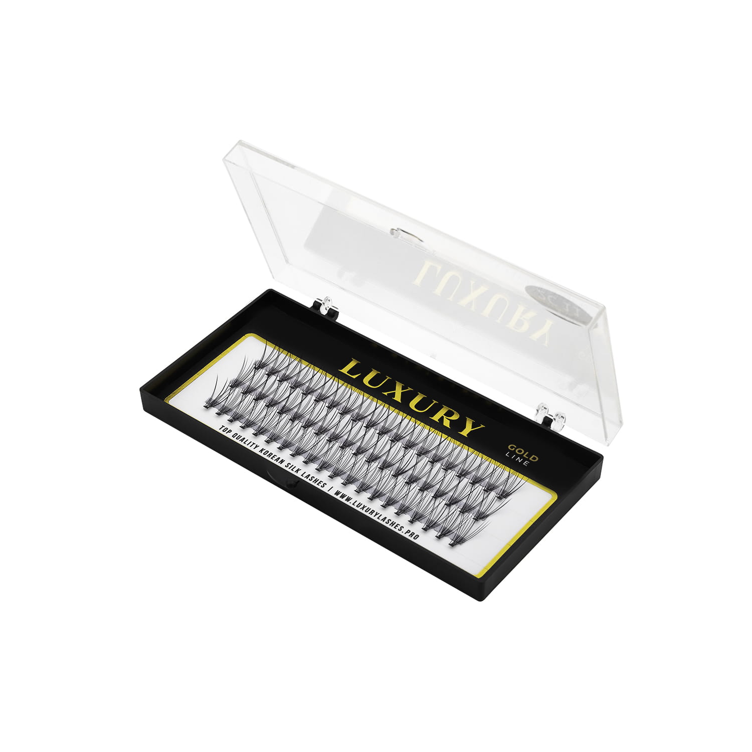 Luxury Lashes Luxury Gold L 13 mm Kępki rzęs o skręcie L