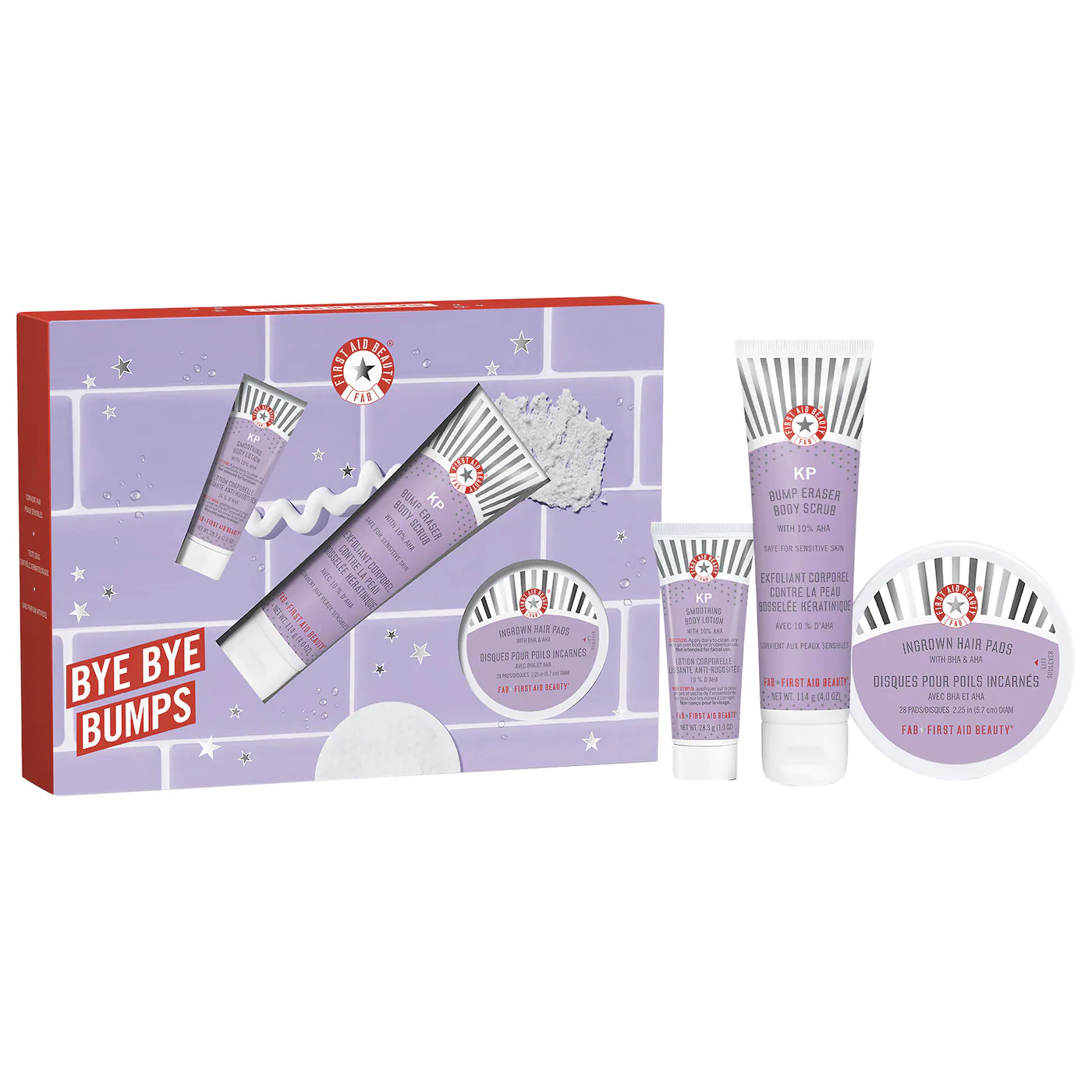 First Aid Beauty Bye Bye Bumps - Best of Body Kit Idealny zestaw do pielęgnacji ciała