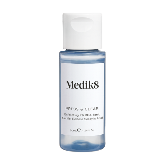 Medik8 Press & Clear Exfoliating 2% BHA Tonic TRY ME SIZE 30 ml Tonik złuszczający z kwasami AHA