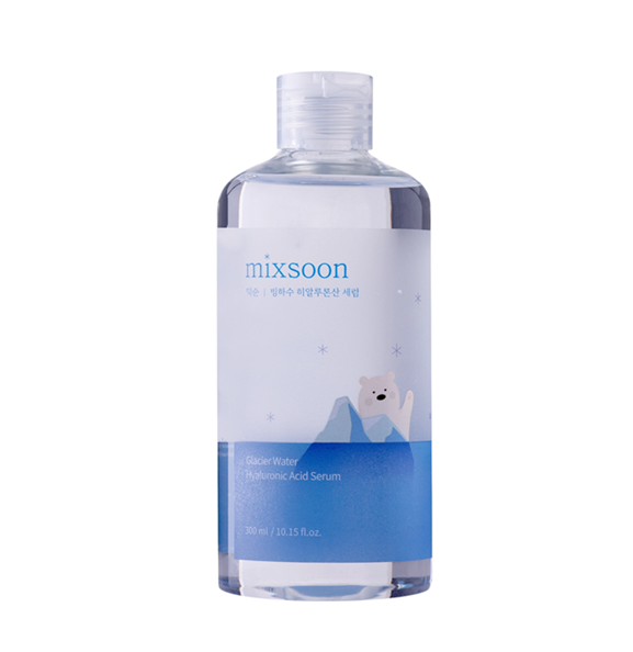 MIXSOON Glacier Water Hyaluronic Acid Serum 300 ml Wielofunkcyjny tonik do twarzy z kwasem hialuronowym