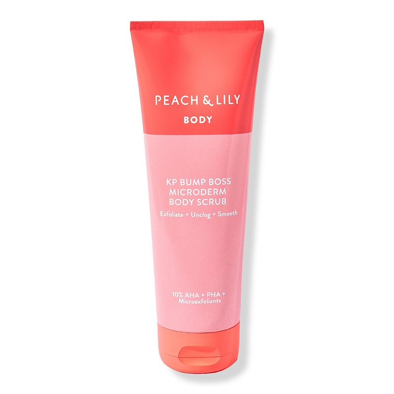 Peach & Lily KP Bump Boss Microderm Body Scrub 230 g Peeling do ciała z kwasami AHA i PHA