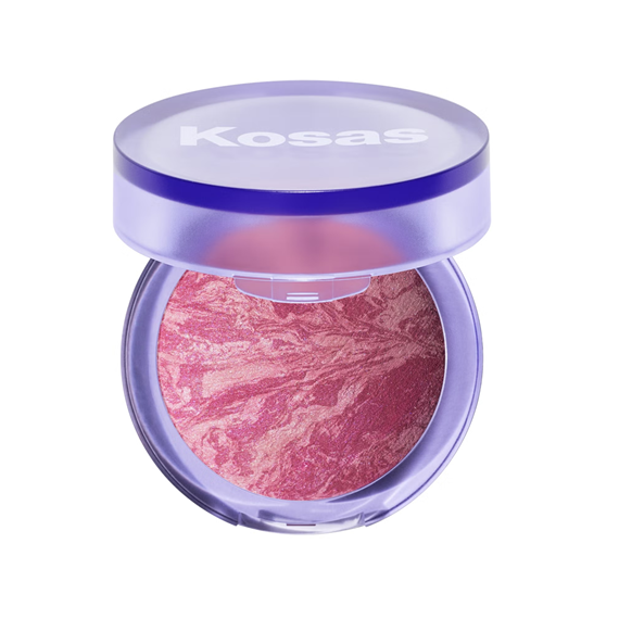 KOSAS Blush Is Life Baked Dimensional + Brightening Blush in Euphoria Rozświetlający róż do policzków