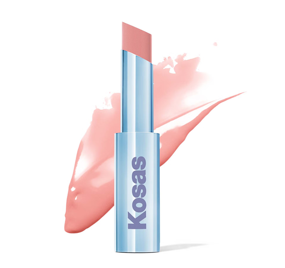 KOSAS Wet Stick Moisturizing Shiny Sheer Lipstick in Baby Rose Nawilżająca pomadka w sztyfcie z ceramidami