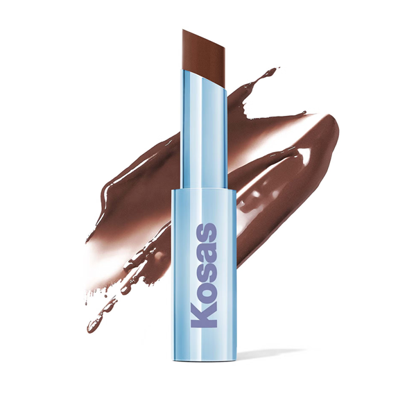 KOSAS Wet Stick Moisturizing Shiny Sheer Lipstick in Cinnamon Spritz Nawilżająca pomadka w sztyfcie z ceramidami