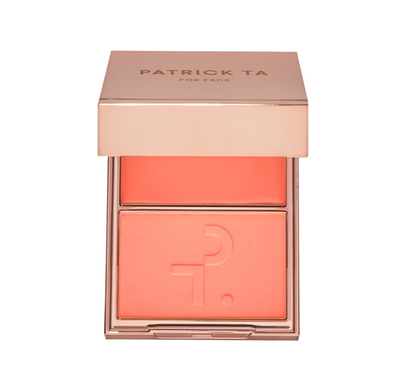 PATRICK TA Major Double - Take Crème & Powder Blush She's The Moment Paleta różów do policzków