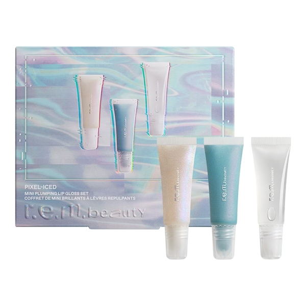 R.E.M. Beauty Pixel Iced Mini Plumping Lip Gloss Set Zestaw MINI błyszczyków zwiększających objętość ust