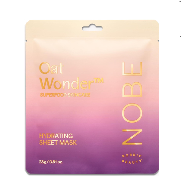 NOBE Oat Wonder Sheet Mask Nawilżająca maska w płachcie do twarzy