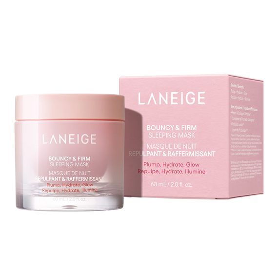 LANEIGE Bouncy and Firm Sleeping Mask 60 ml Ujędrniająca maska do twarzy na noc