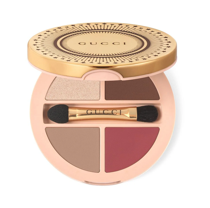 Gucci Beauty Palette de Beaute Quatuor in 01 Summerina Brown Luksusowa paleta cieni do powiek
