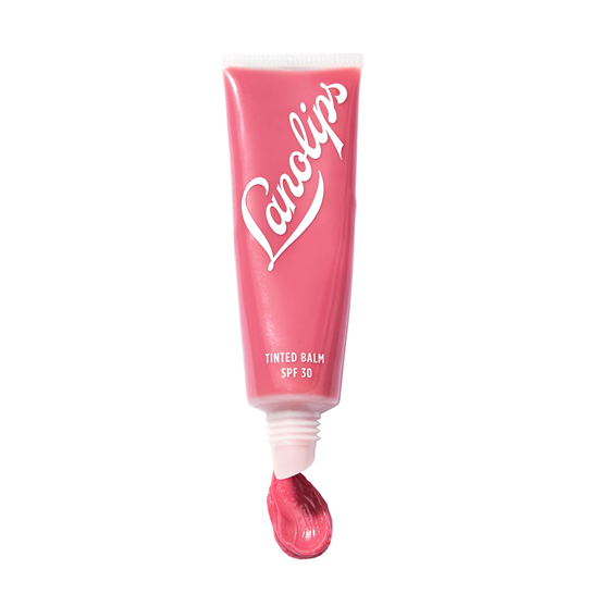 top Lanolips Tinted SPF30 Balm in Rhubarb 12.5g Nawilżający balsam do ust z SPF o tropikalnym zapachu