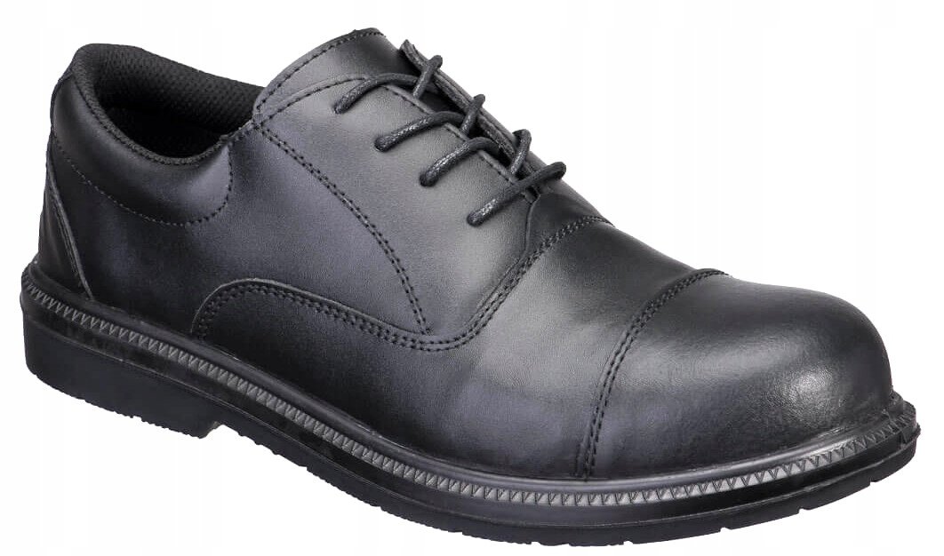 Buty bezpieczne, półbuty skórzane menadżerskie Portwest FD18 BKR r. 47