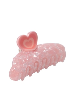 Solida Haarklammer mit rosa Herz Klamry do włosów 1 szt.