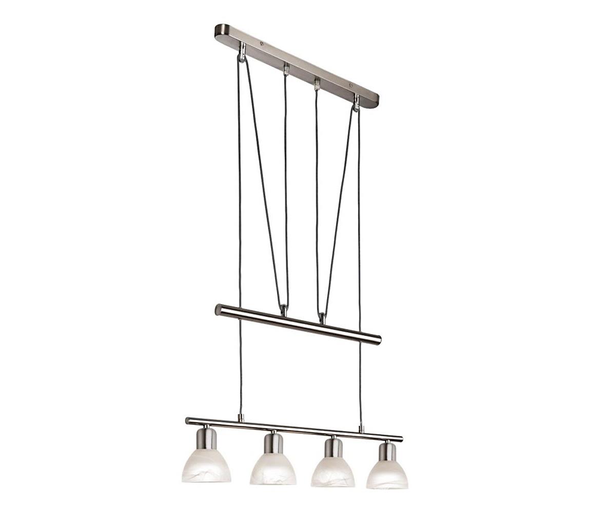 LED Żyrandol na lince DAYTONA 4xE14/5W/230V 3000K chrom błyszczący