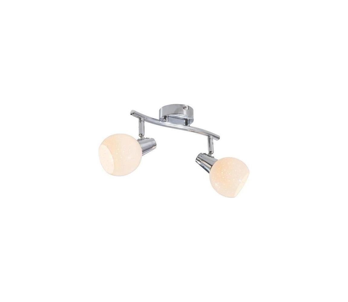 LED Oświetlenie punktowe DOXY 2xE14/4W/230V chrom błyszczący