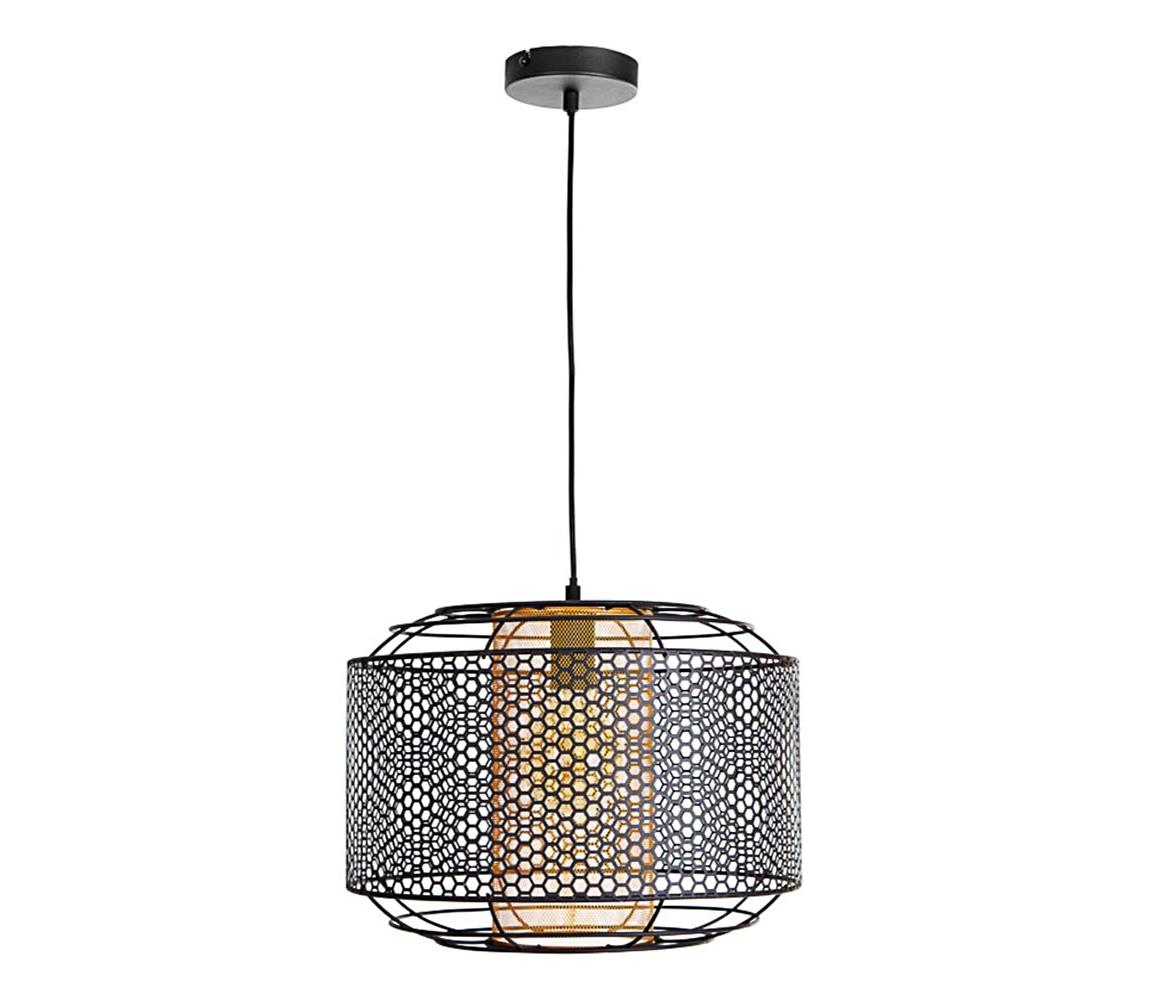 Żyrandol na lince DENTON 1xE27/40W/230V czarny
