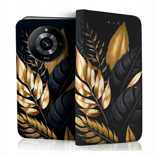 Etui Z Klapką Na Telefon Realme 11 Pro Pro Plus 5g Case Portfel Wzory Szkło