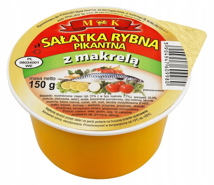 MK Sałatka Rybna Pikantna z Makrelą 150g