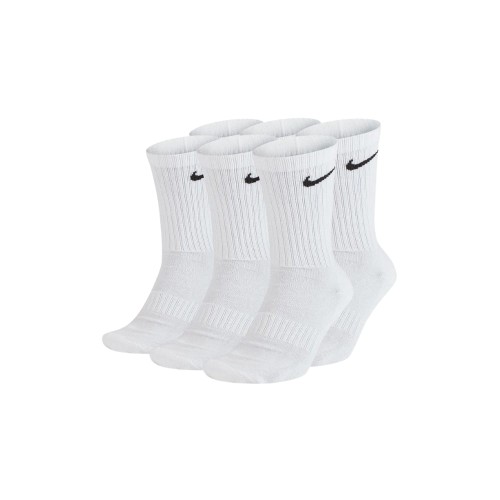 Długie skarpety Nike Cushioned Crew wygodne miękkie 3pak SX7664-100