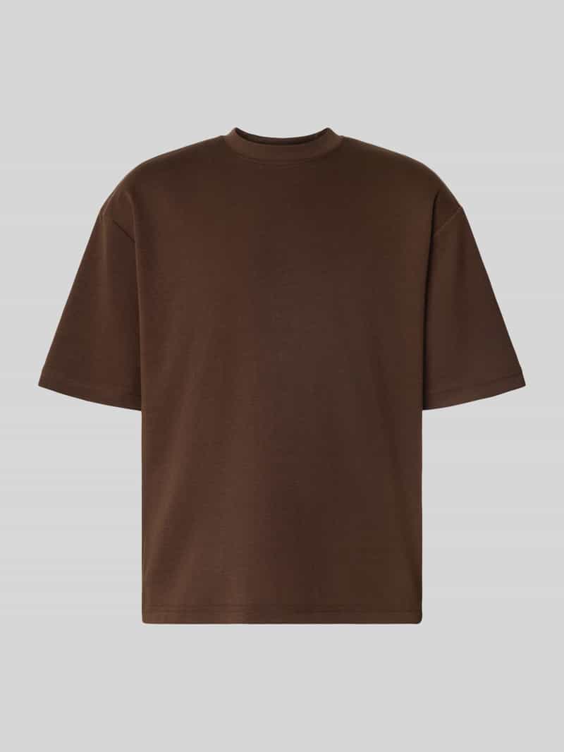 T-shirt o kroju oversized z mieszanki bawełny model ‘OSCAR’