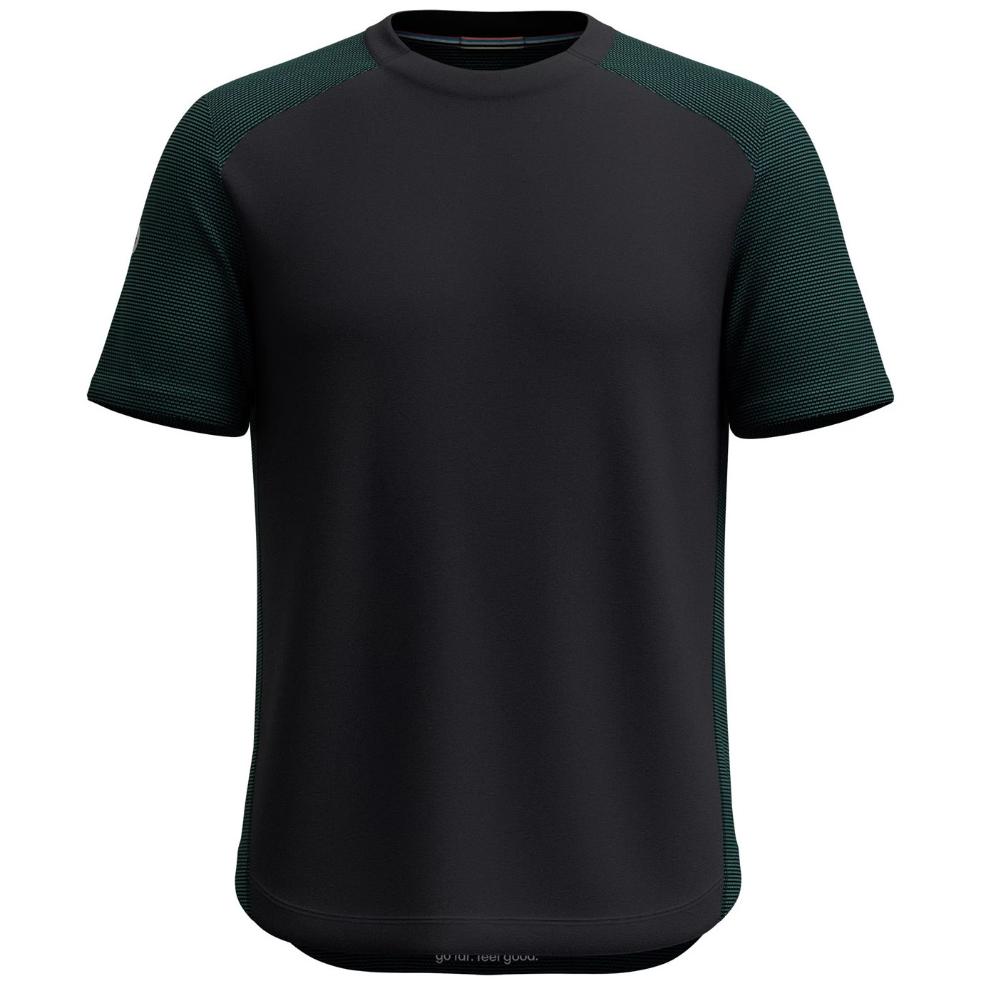 Koszulka męska Smartwool M Active Mesh Short Sleeve Rozmiar: XL / Kolor: czarny/zielony