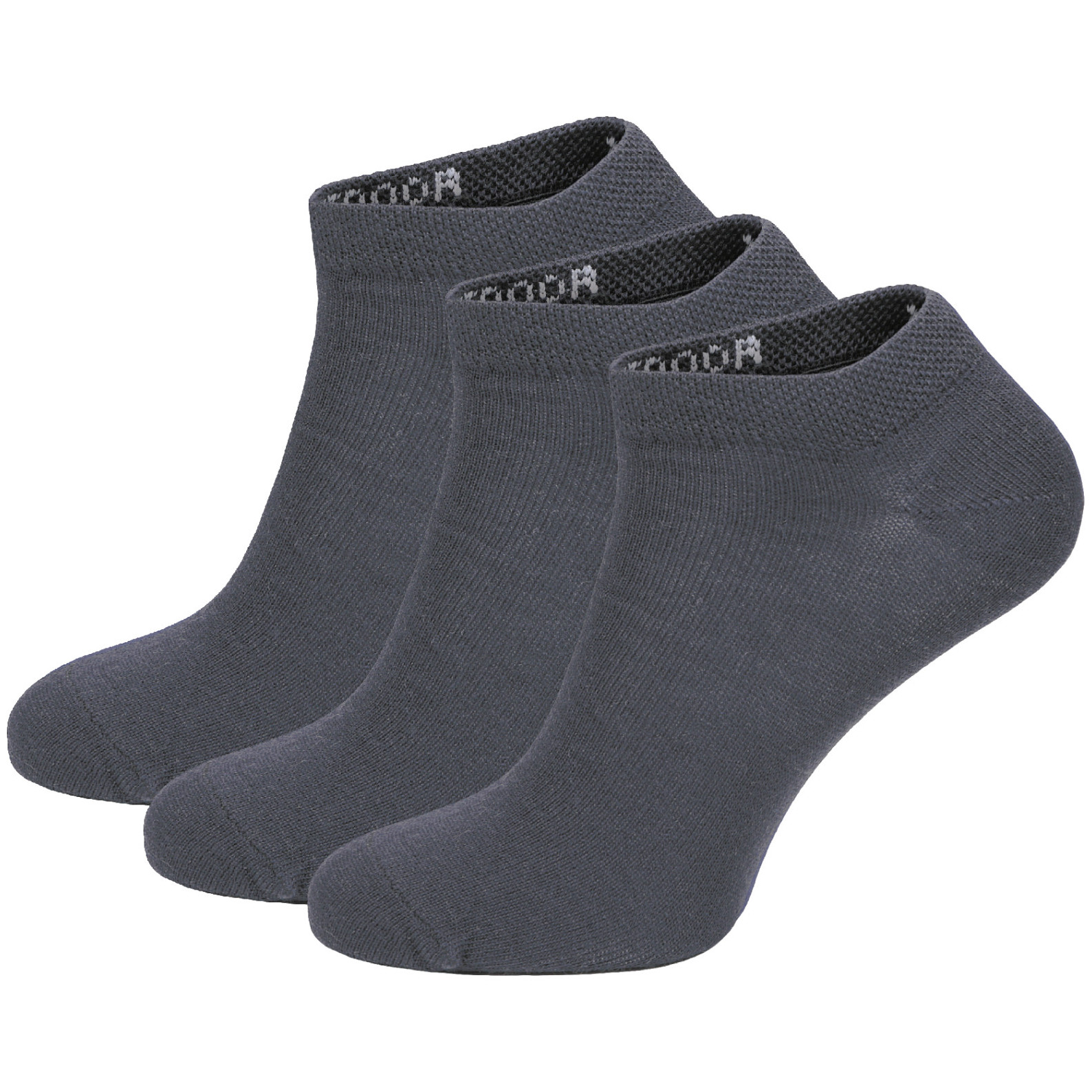 Zestaw skarpetek Zulu Diplomat Bamboo Low 3-pack Rozmiar skarpet: 43-47 / Kolor: ciemnoszary