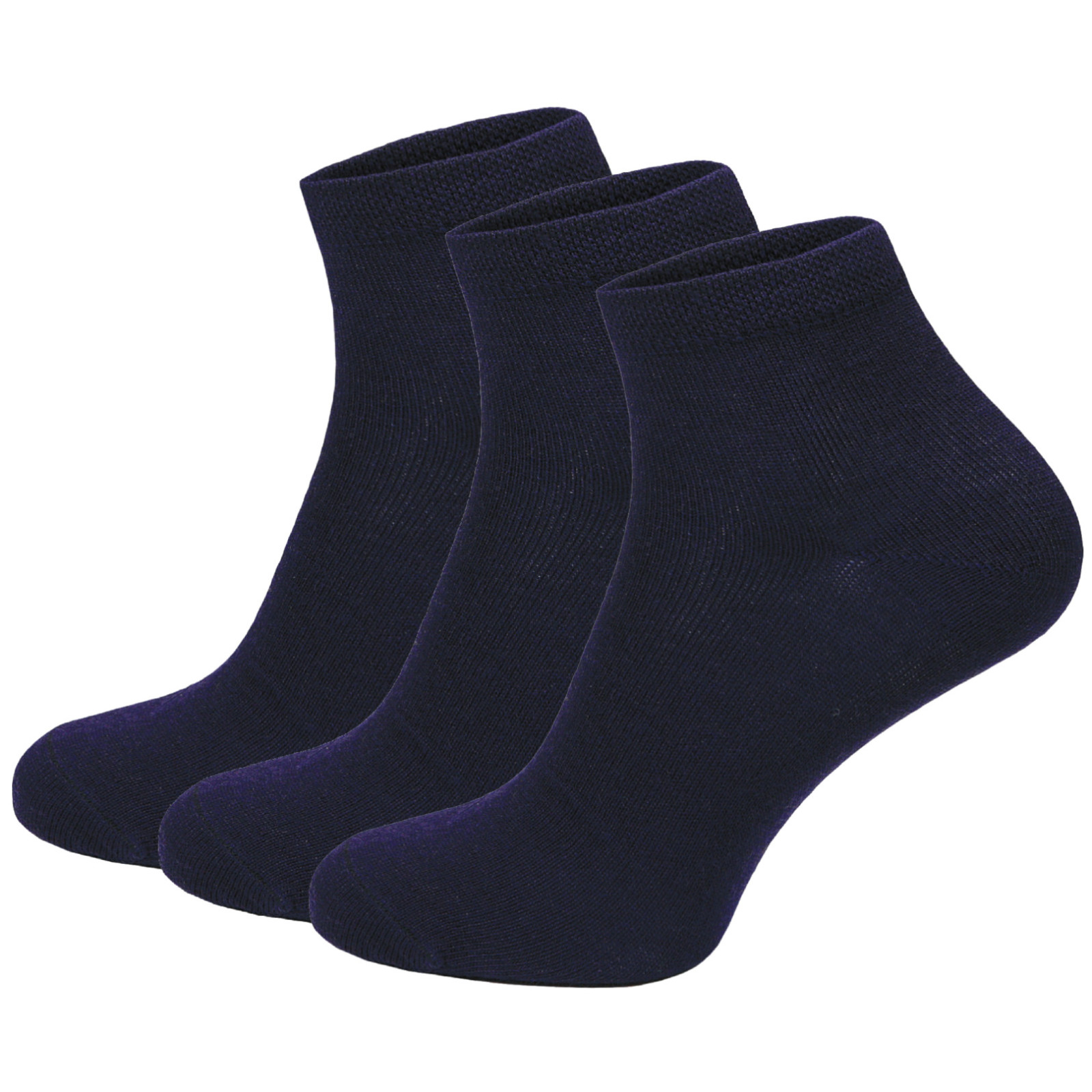 Zestaw skarpetek Zulu Diplomat Bamboo Mid 3-pack Rozmiar skarpet: 43-47 / Kolor: ciemnoniebieski