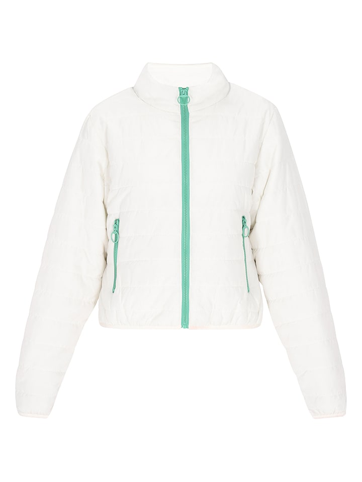 Schmuddelwedda Kurtka pikowana w kolorze biało-miętowym