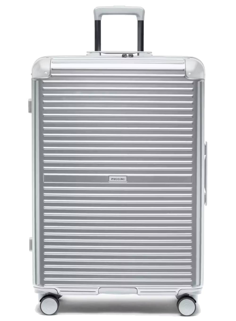 Walizka duża Puccini Dallas - srebrny
