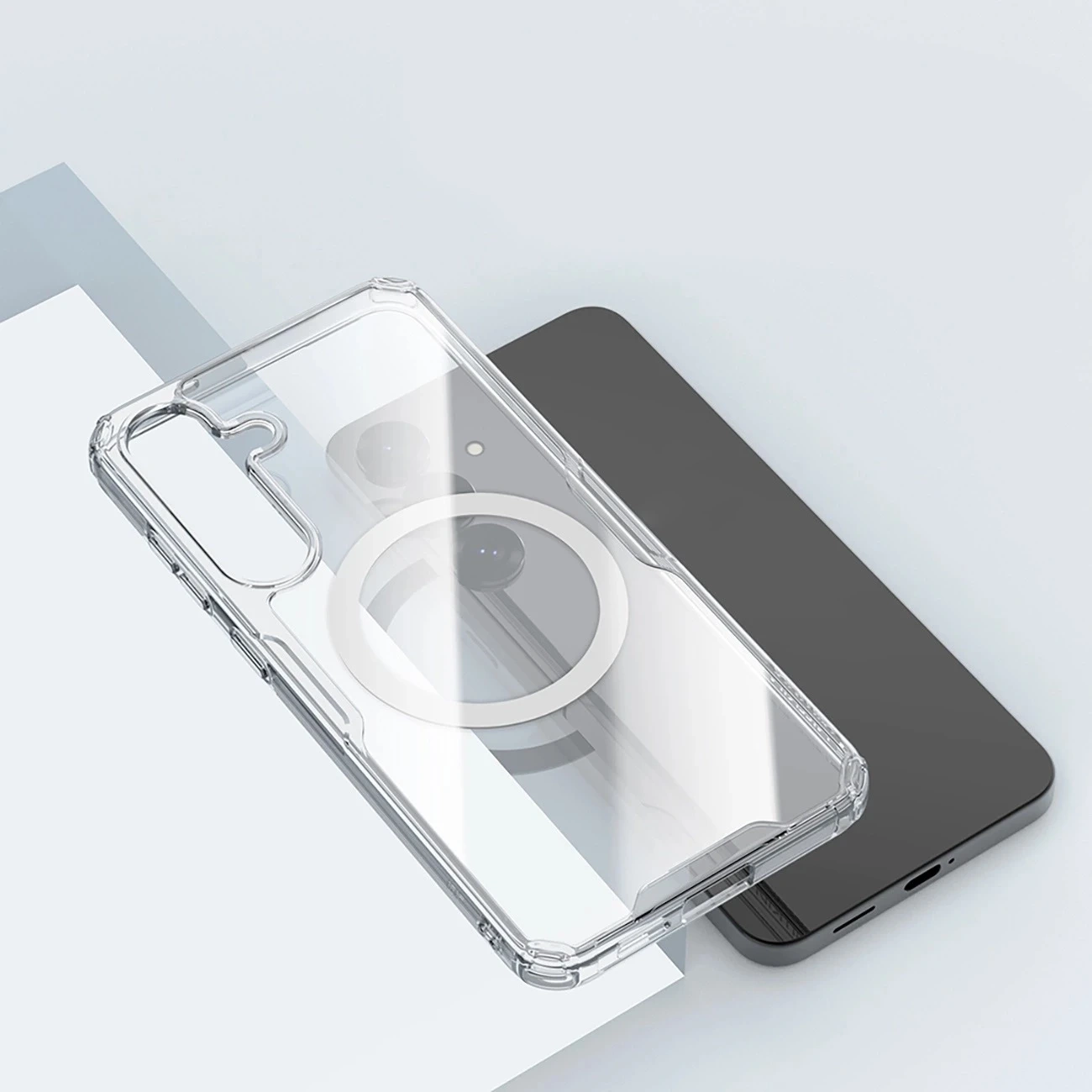 Etui do Samsung Galaxy S25+ Nillkin Nature TPU MagSafe Białe