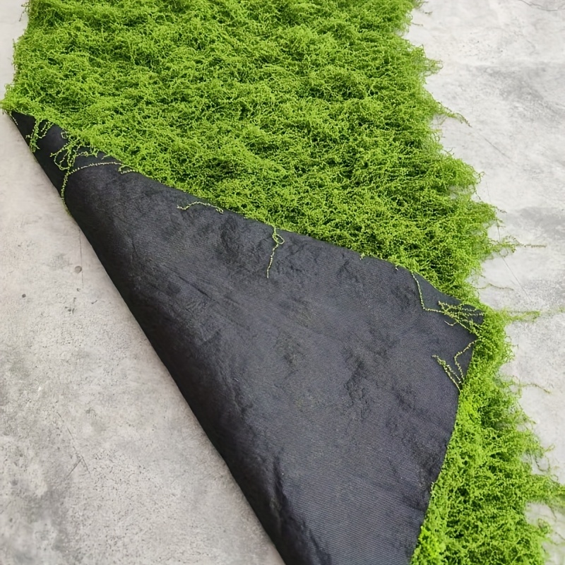 TEMU 0,5m x 1,5m Realistyczna Sztuczna Mchowa Mata – Premium Syntetyczny Trawnik do Bonsai, Dekoracji Ogrodowych i Terrariów, Niskie Wymagania