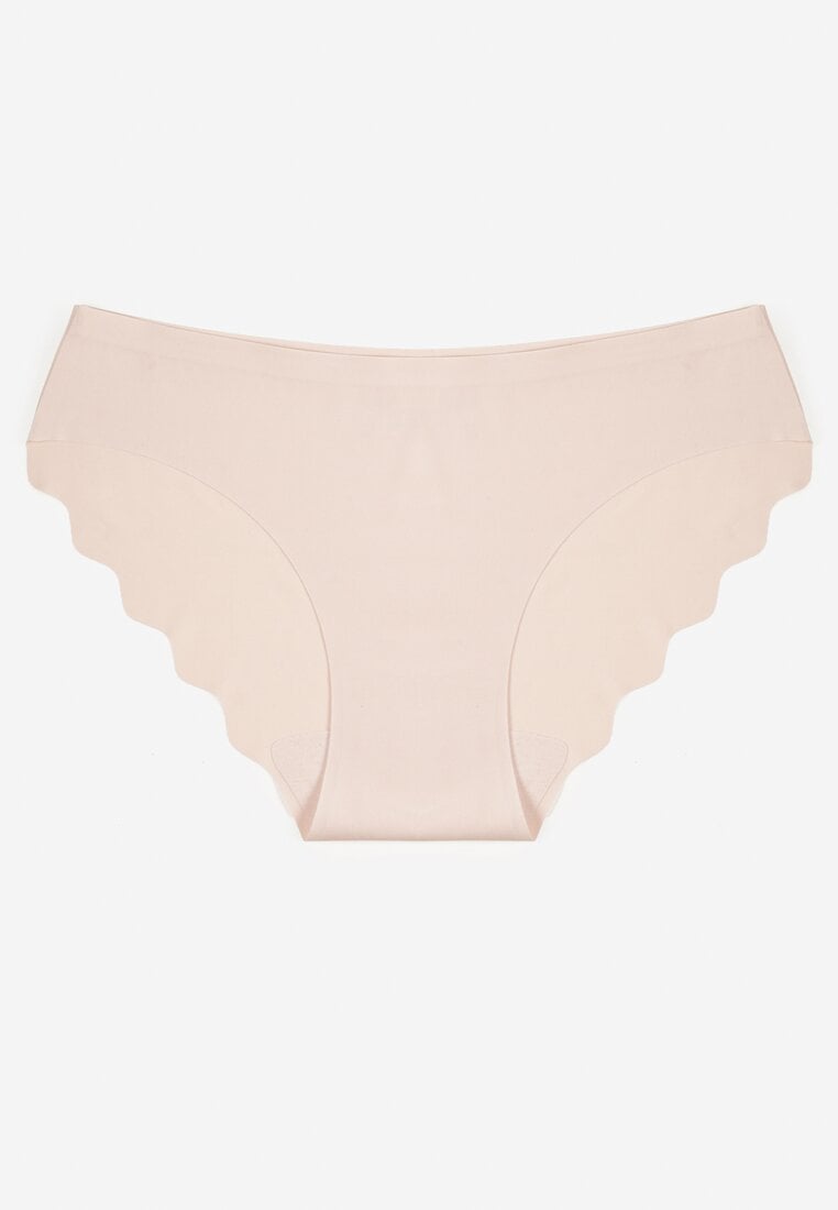 Jasnoróżowe Bezszwowe Majtki Typu Figi Dolinella