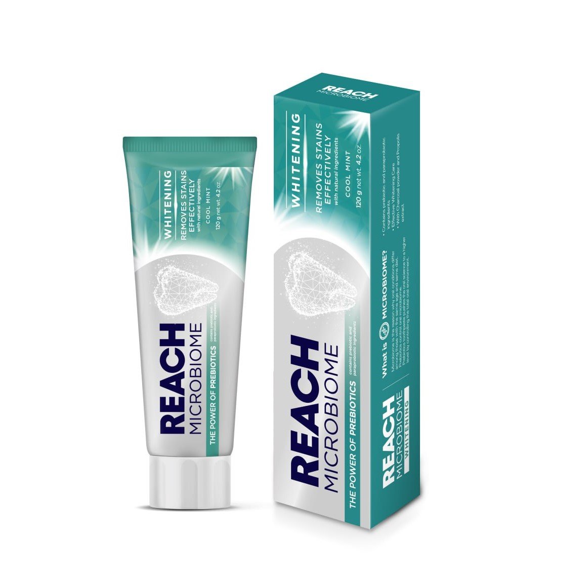 Reach Microbiome Toothpaste Whitening, 120 g