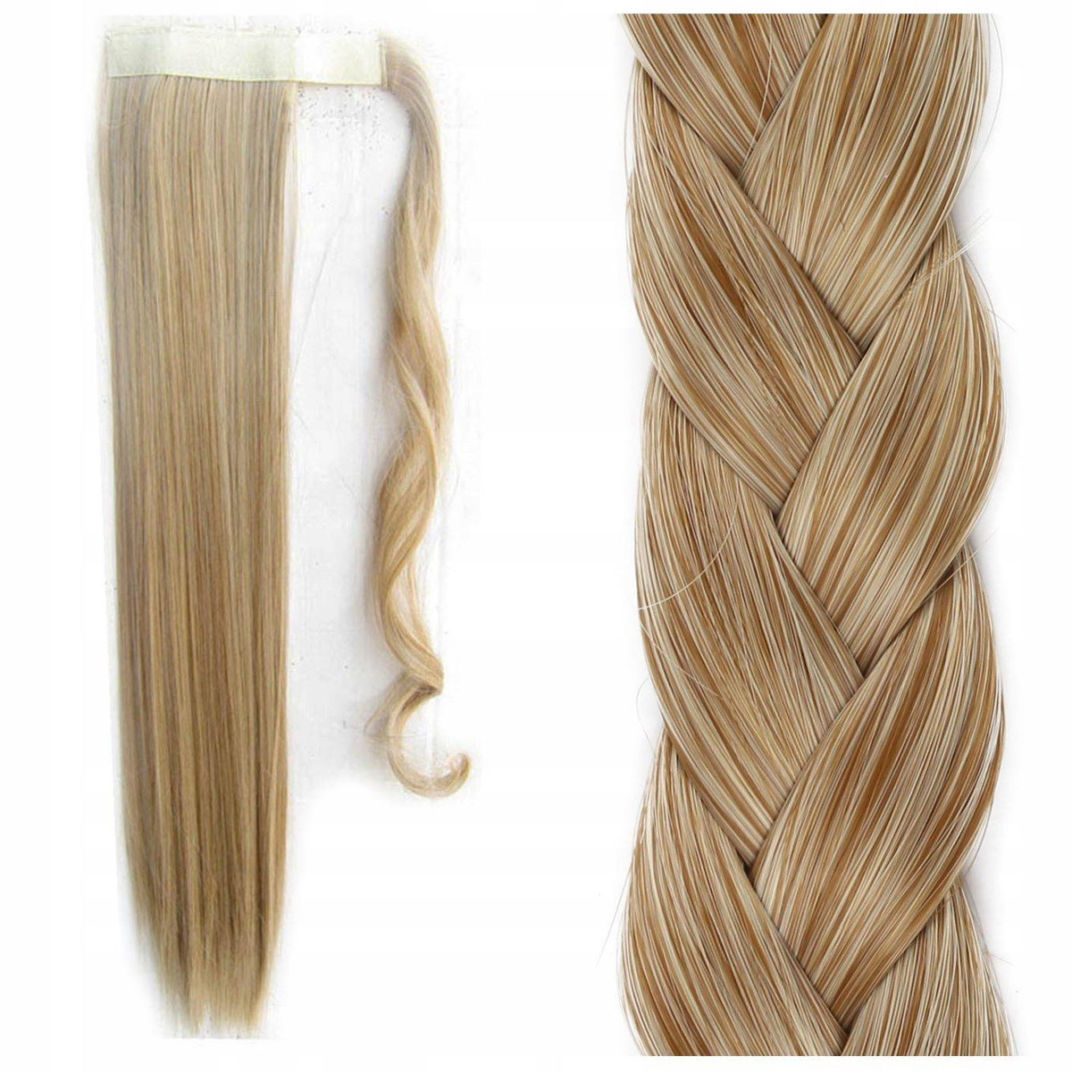 Doczepiany kucyk kitka dopinka proste włosy 55 cm