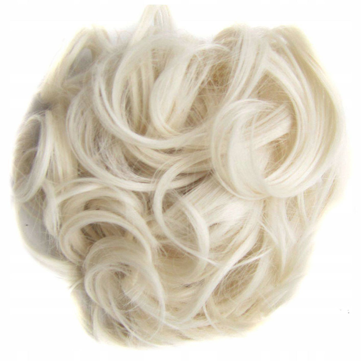 Doczepiany kok na gumce treska gęste włosy