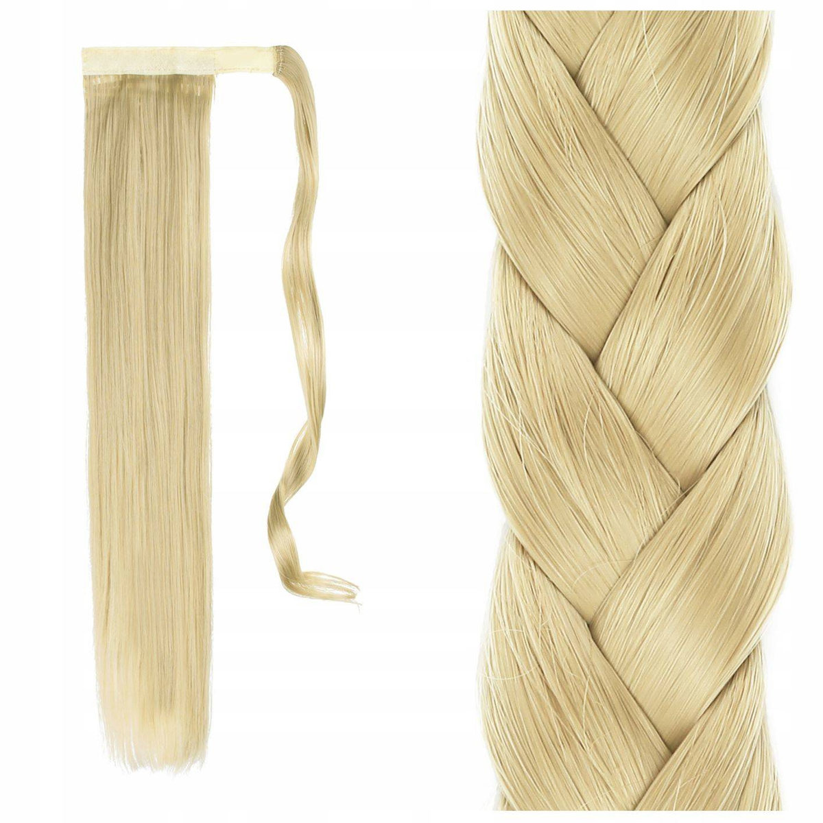 Doczepiany kucyk kitka dopinka proste włosy 55 cm