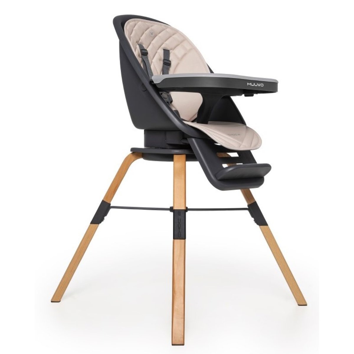 Muuvo Choc 2 obrotowe krzesełko do karmienia / Beige