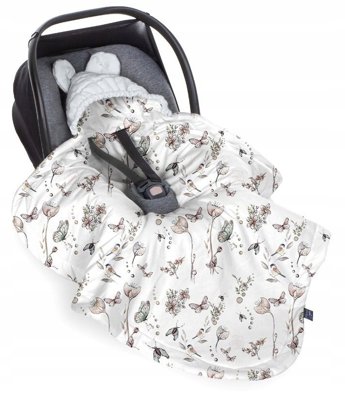 BABYSTEPS KOCYK DO FOTELIKA OCIEPLACZ NAUTURE GREY