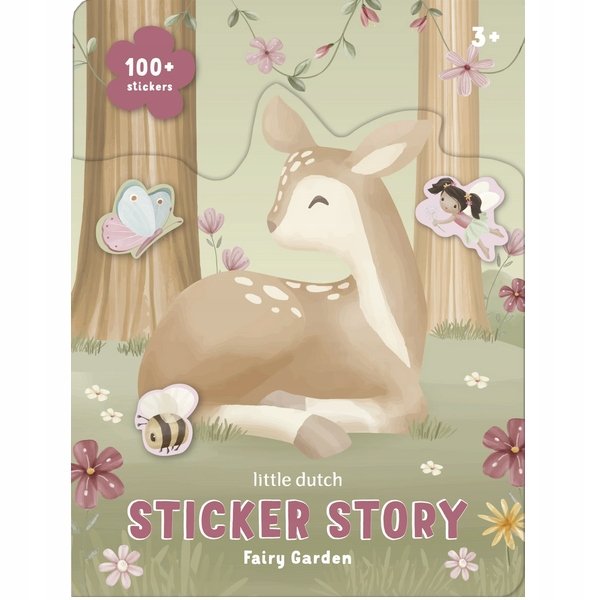 Little Dutch Książeczka z naklejkami Fairy Garden