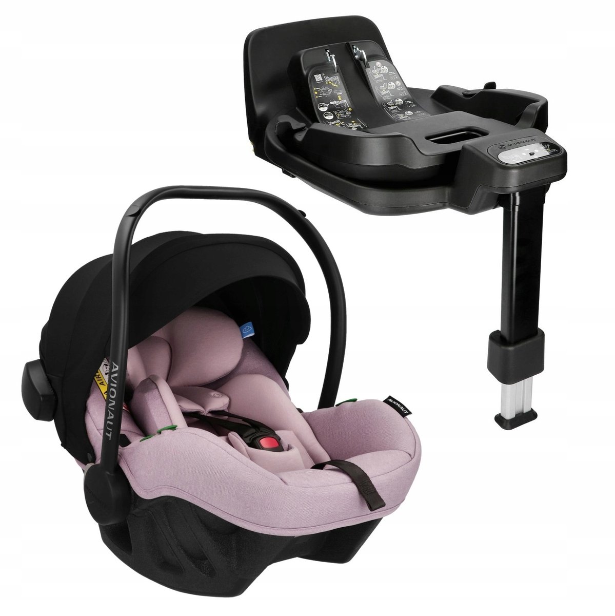 Avionaut zestaw fotelik Pixel Pro 2.0 C baza obrotowa IQ Orbit / Pink