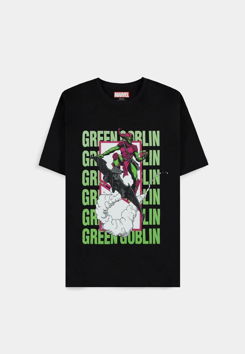 koszulka MARVEL - SPIDER-MAN - GREEN GOBLIN black-L