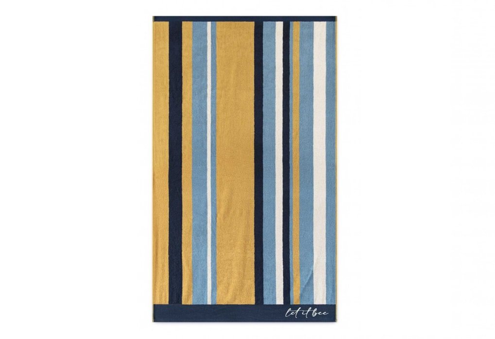 Ręcznik plażowy duży bawełna egipska 100x160 Rainbow kolorowe pasy