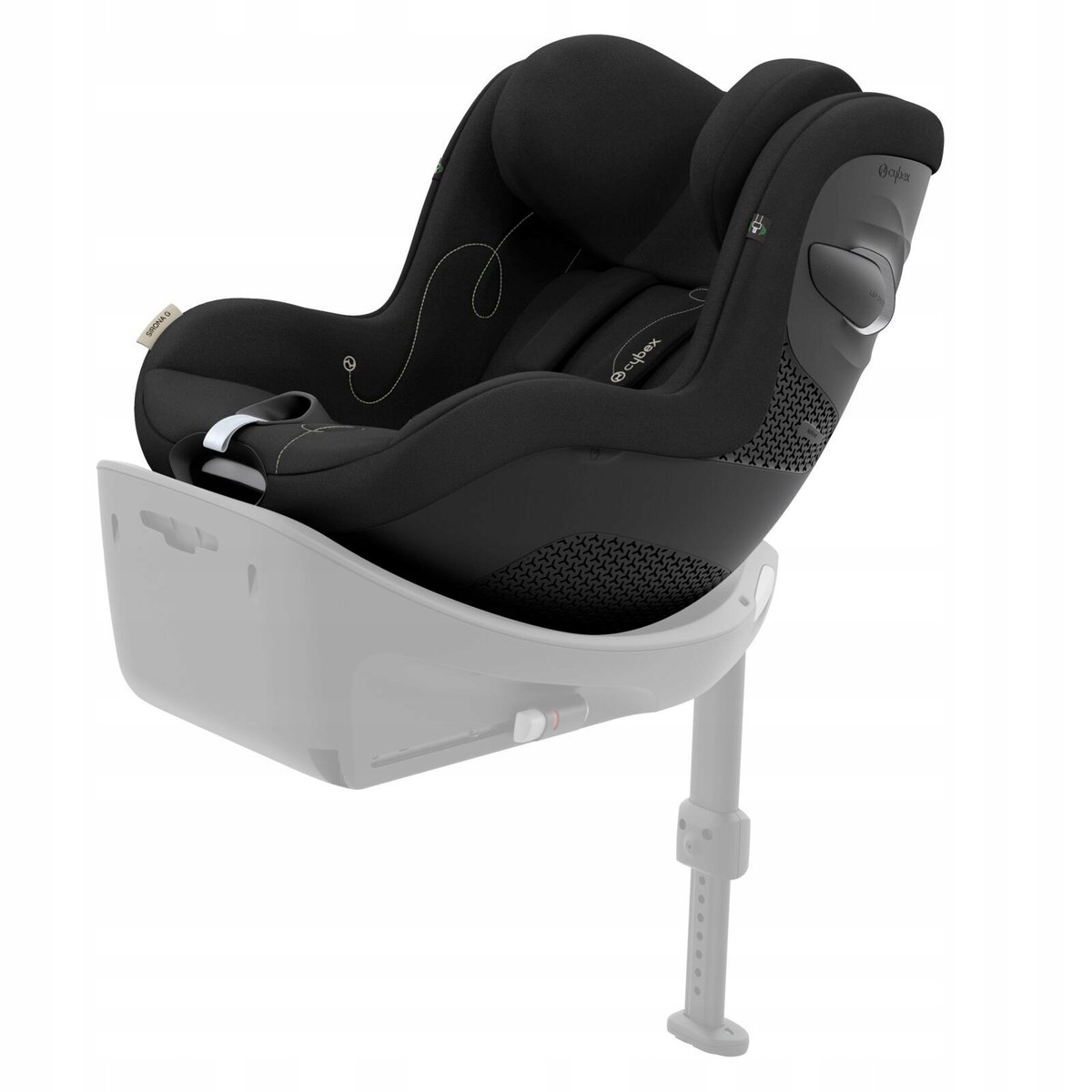 CYBEX SIRONA G I-SIZE FOTELIK 0-18 KG NA OBROTOWĄ BAZĘ G / MOON BLACK