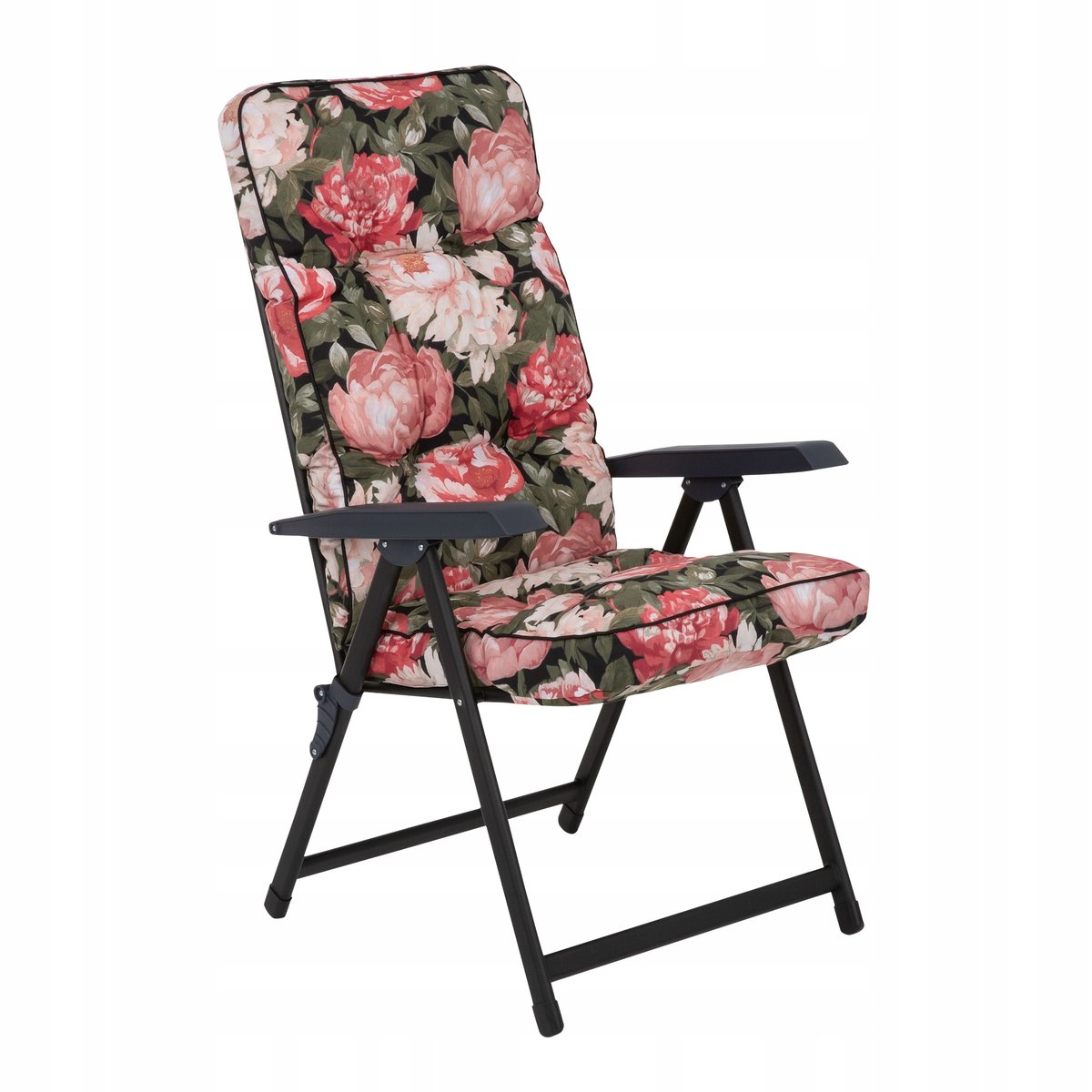 460238 Fotel ogrodowy rozkładany Lena Black Edition PATIO
