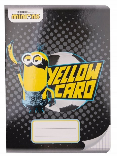 Beniamin Rexus Zeszyt Szkolny A5 16 Kartek W Kratkę Minionki Mix