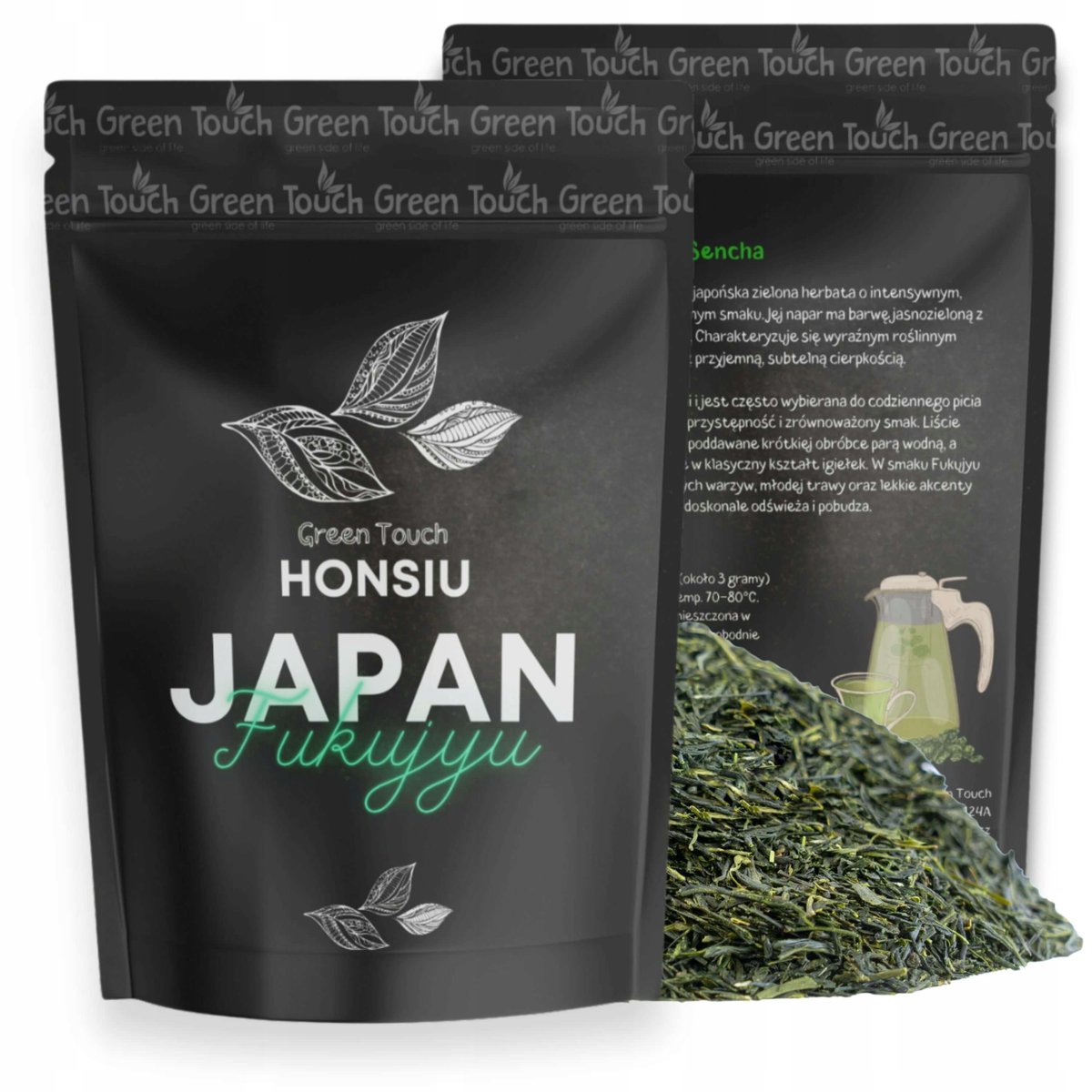 Herbata zielona japońska JAPAN SENCHA FUKUJYU 100 g SHIZOUKA DELIKATNY SMAK
