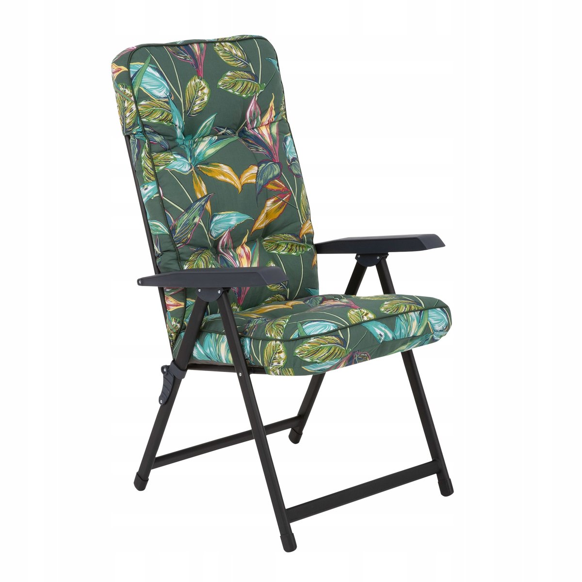 460239 Fotel ogrodowy rozkładany Lena Black Edition PATIO