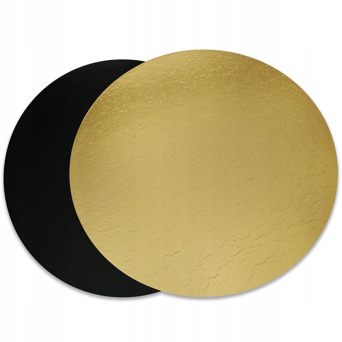Podkład pod tort ciasto 28 cm ZŁOTY-CZARNY 2000 g/m2 OKRĄGŁY