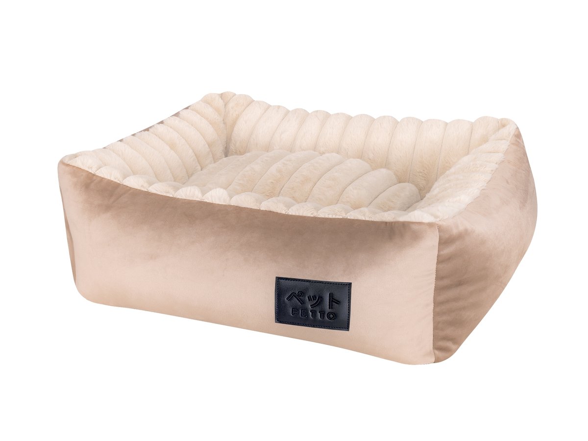 PETTO Osaka Fluffy Legowisko dla psa beżowe XS 55/45 cm
