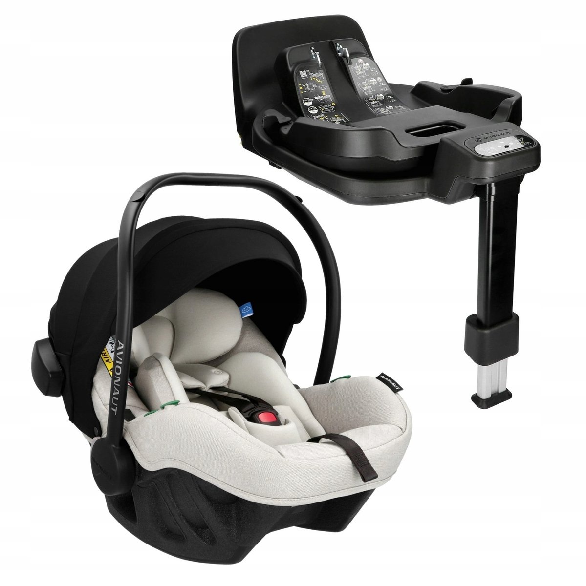 Avionaut zestaw fotelik Pixel Pro 2.0 C baza obrotowa IQ Orbit / Beige